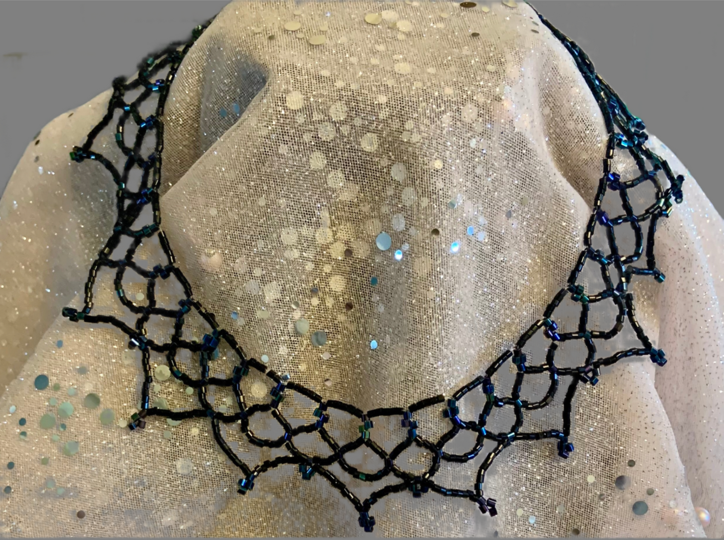 Black Gothic Collar Necklace