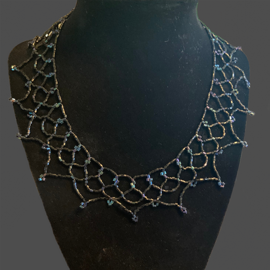 Black Gothic Collar Necklace