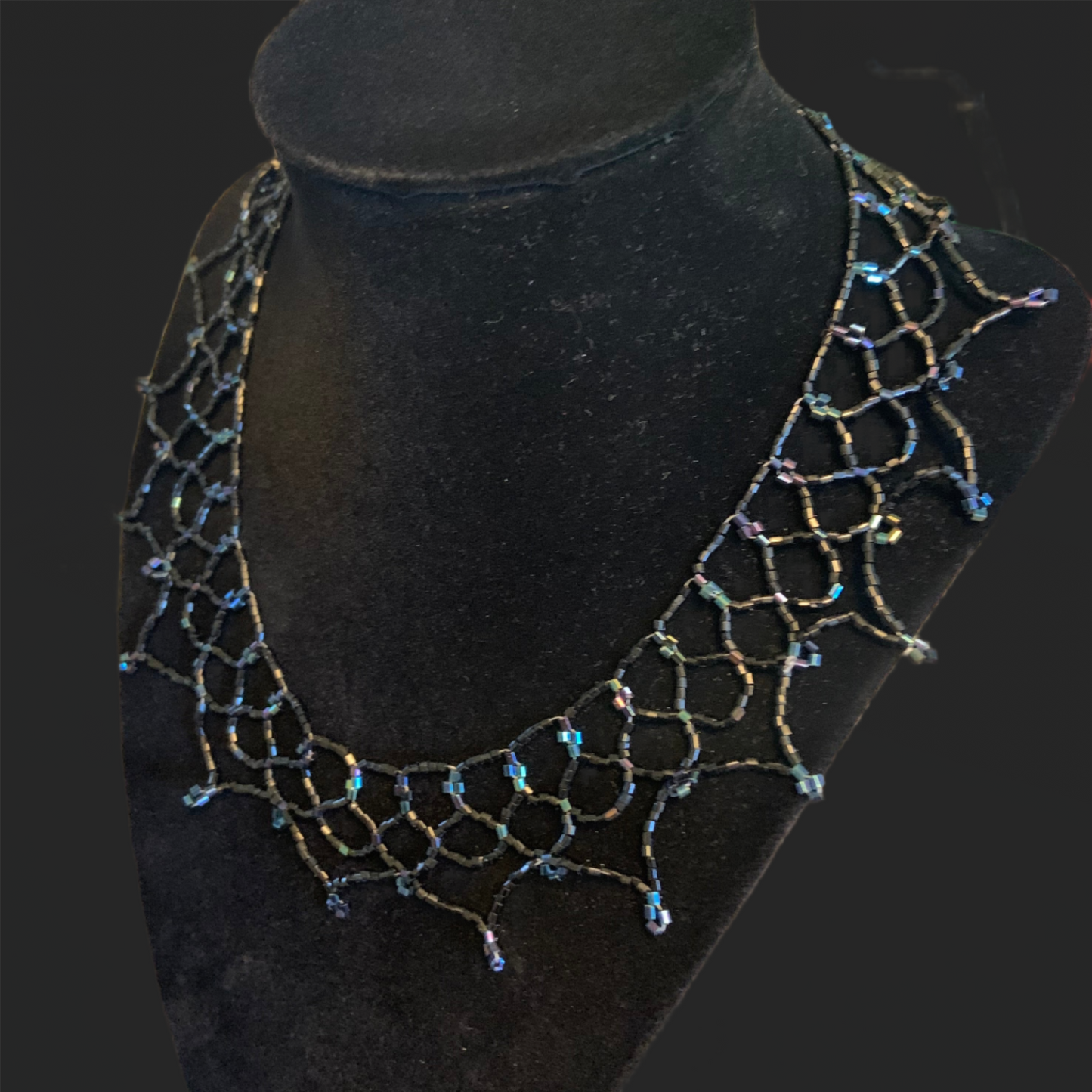 Black Gothic Collar Necklace