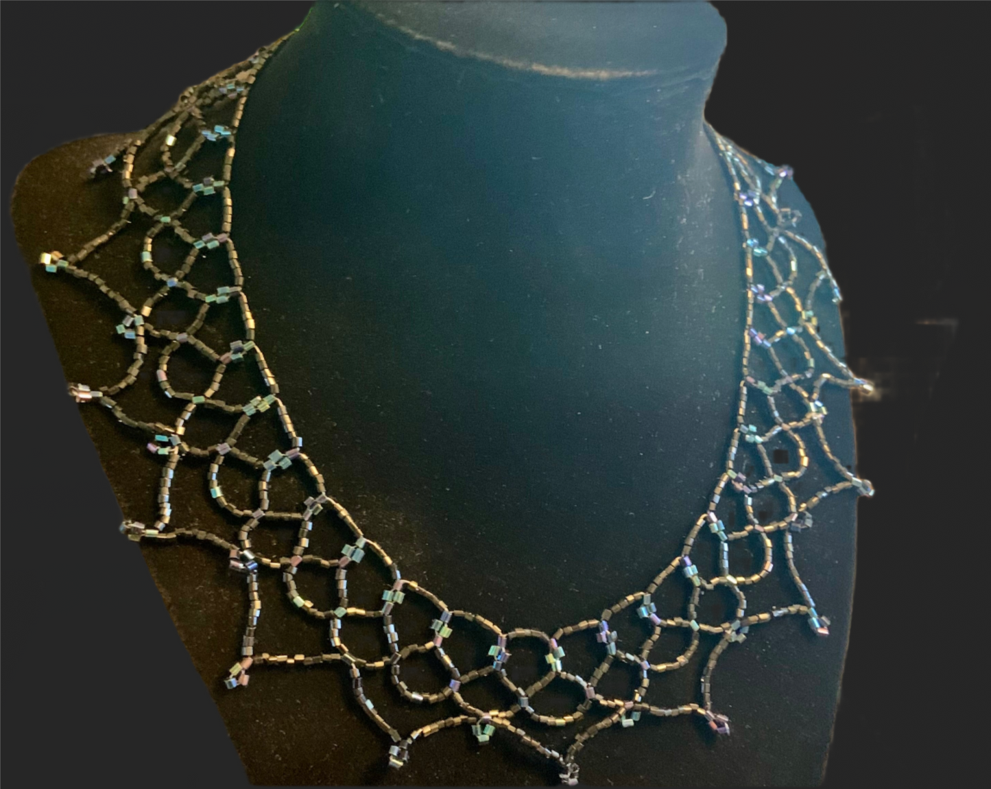 Black Gothic Collar Necklace