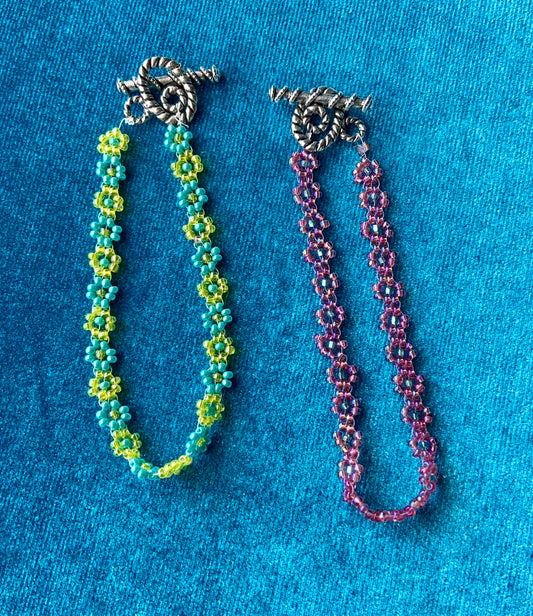 Woven Seed Bead Bracelets